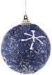 Шар с узором 8см синий SYPMQA-102118