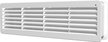 Решетка вентиляционная переточная АБС 450х91,белая