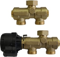 Комплект трехходового клапана для котла+бойлера STOUT