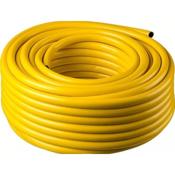 Шланг д/газа резиновый желтый d=9мм 5,0 м