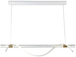 Люстра светодиодная 12W Ambrella light FL5002 WH/GD белый/золото 4200K