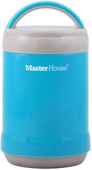 Ланч-бокс Master House 1,4л Рим, синий, пластик, стекло