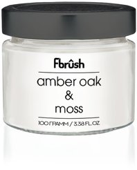 Свеча ароматическая Fbrush Янтарный дуб и Мох 100мл