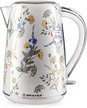 Чайник электрический Brayer 1083BR 2200Вт 1,7л нерж.сталь, белый с принтом