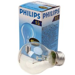 Лампа Philips A55 40W Е27 CL(прозрачная)