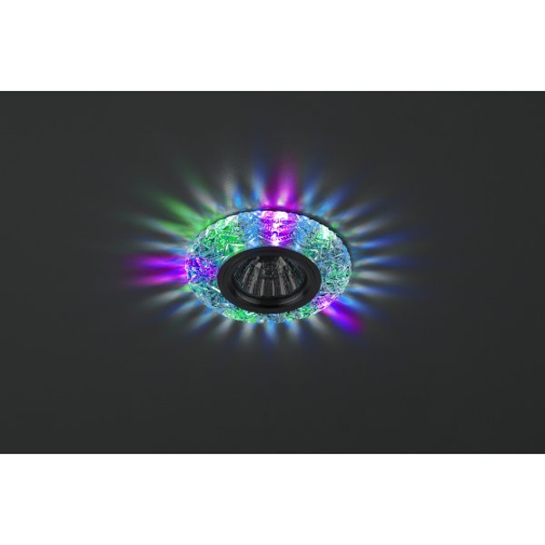 Светильник с подсветкой ЭРА DK LD4 SL/RGB прозрачный/мультиколор