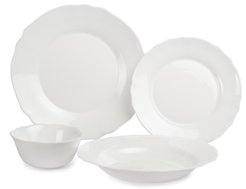 Набор столовый Luminarc Louis XV 16 пр., тарелки обеденные, десертные, глубокие, салатники, стекло