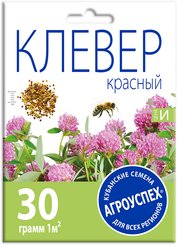 Семена газона Агроуспех Клевер Красный 30г