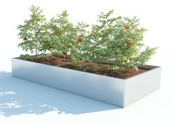 Грядка садовая Благо высокая 0,7х2м оцинкованная