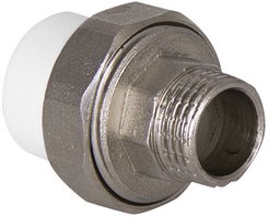 Муфта комбинированная TEBO разъемная (американка) наружная резьба PN25 d32х1" раструбная