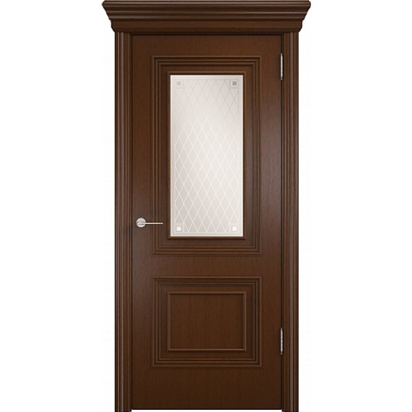 Дверь ДО Ливерпуль-2 CPL-покрытие моска коричневая 600х2000мм