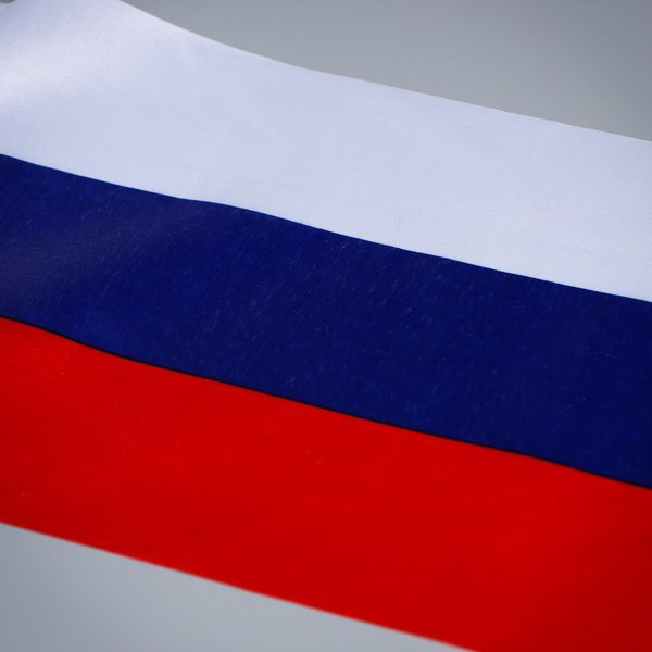Флаг России 40х60см шток 70см