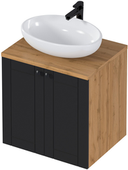 Тумба подвесная Organic 50см Монолит Дарк