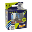 Автолампа МАЯК ULTRA H11/12V/55W+30% PGJ19-2 SUPER WHITE 2шт