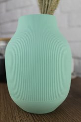 Ваза декоративная для сухоцветов Лаос зеленая