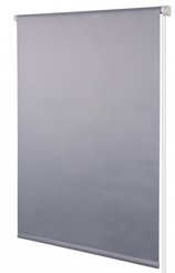 Штора рулонная блэкаут ОБЛАКА серый 70х180