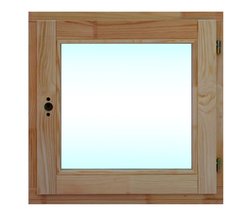 Окно деревянное со стеклопакетом ОД ОСП(45) 470х470мм