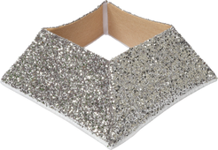 Обрамление основания ёлки 65х40см серебро, пластик/дакрон SYTE-0825062