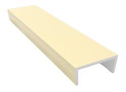 Заглушка торцевая кухонная ПВХ 100х40х13мм Ваниль