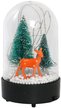 Шар снежный Олень 8,5х15см, LED-подсветка, SYBLZ-4125047