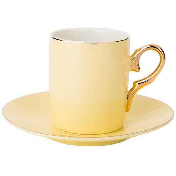 Набор чайный Lefard на 4 персоны 220мл фарфор, серый, желтый, розовый, мятный