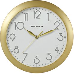 Часы настенные d=29см золото 11171183
