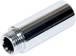 Удлинитель латунный 1/2" хромированный 80мм