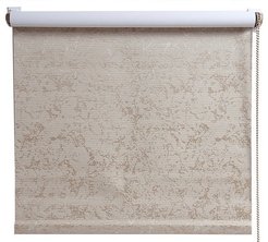 Штора ролет Венеция 60х160см Блэкаут коричневое золото