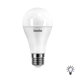 Лампа светодиодная Camelion LED E27 A60 (груша) 4000K 16Вт 220В нейтральный белый свет