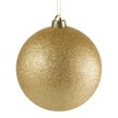 Шар 15см, золото, глиттер, SYQA-0123309-4