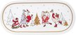 Блюдо овальное сервировочное Lefard Family Christmas 25,5см фарфор