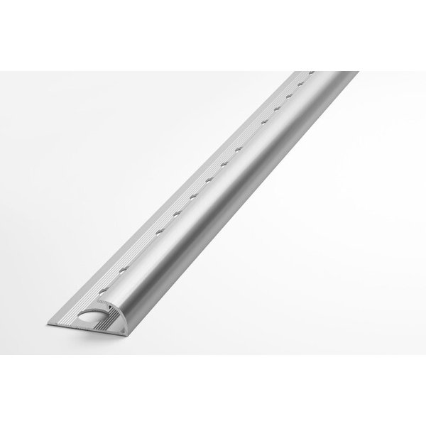 Угол внешний алюминиевый для плитки толщиной до 9мм ПК 03-9.2700.01л, серебро анод