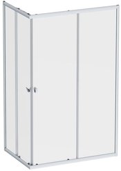 Ограждение душевое AM.PM Sunny 120x80см W87G-403-12080-МТ стекло прозрачное, профиль серебро