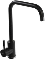 Смеситель для кухни 35к MIXLINE ML-GS12 высокий излив, черный