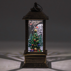 Фонарь светодиодный Ёлка 13х5см, SYSZB- 5325033