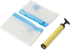 Комплект пакетов вакуумных д/хранения Storidea 60x80/70x110см 2шт+насос ПЭТ клапан