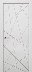 Дверь ДГ Геометрия эмаль белая 900х2000мм