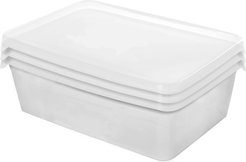 Набор контейнеров д/заморозки продуктов Plast Team/Lucky Friday Frozen 1,35л 3шт полипропилен