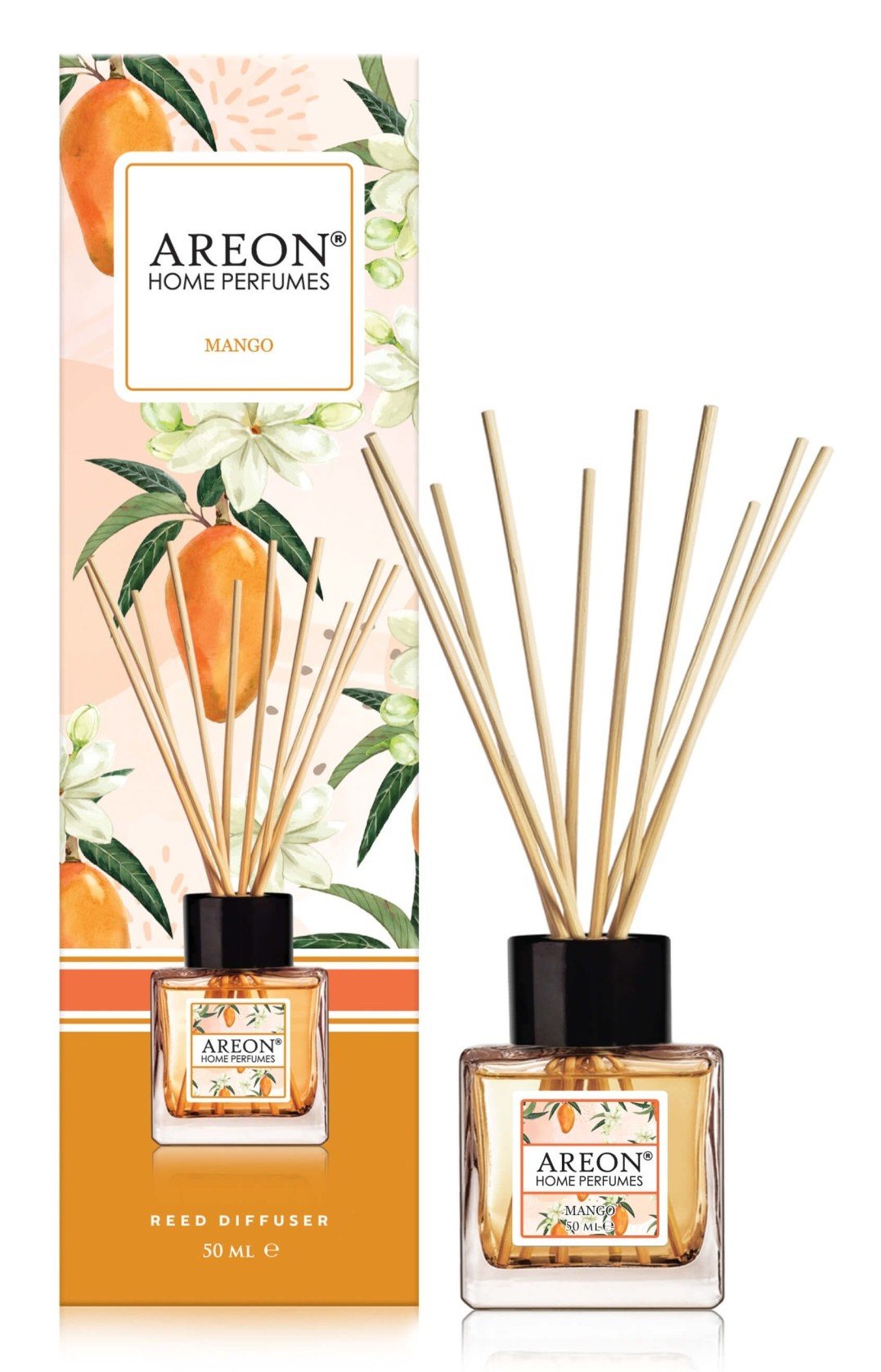 Диффузор для дома/офиса AREON HOME PERFUME STICKS 50 ml Манго