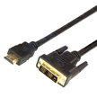 Шнур HDMI-DVI-D gold 2м с фильтрами
