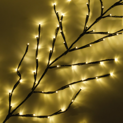 Панно светодиодное внутреннее Елка 120см, теплый белый свет, с контролером (8 режимов), SYSDDA-1625153