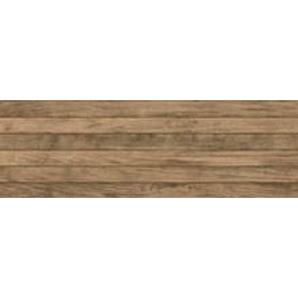 Плитка настенная Woodland cedro 33,3х100см коричневая 1,33м²/уп