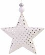 Украшение подвесное Звезда с серебряными кружочками 10,5x1,5x10,5см 89497 Украшение подвесное Звезда с серебряными кружочками 10,5x1,5x10,5см 89497