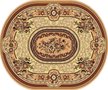 Ковер Калинка Виктория B045-30 овал 0,6х1,1м