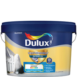 Краска фасадная Dulux Weathershield Extraflex матовая BW (2,5л)