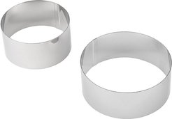 Набор форм д/выпечки Mallony Torta круг 2шт 10х4см/8х4см нерж.сталь