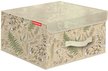 Кофр д/хранения Hausmann Herbarium 30х30х16см, ПЭТ/ПП, растительный принт/бежевый