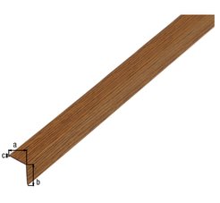 Уголок пластик вишня 20x20x1,5х1000мм