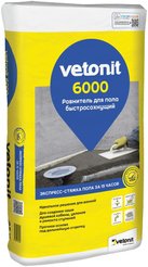 Ровнитель для пола быстросохнущий Ветонит 6000 25кг