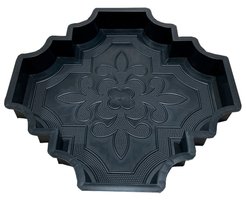 Форма для брусчатки Клевер большой 297х297х45мм